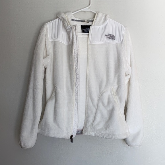 North Face Women’s White Zip Up, Size Small - Picture 5 of 7